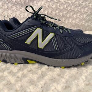 New Balance Dark Grey with Neon Yellow Accents